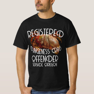 T-SHIRT CONTREVENANT CRABE DE DUNGENESS INSCRIT OREGON1125