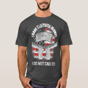T-shirt Contrôle des armes à feu J'économise Surprise fisc