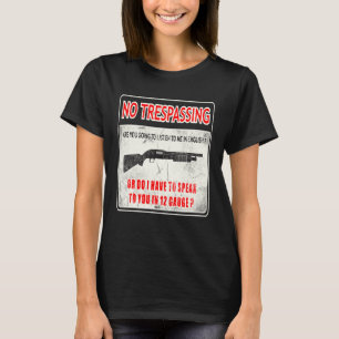 T-shirt Contrôle des armes non intrusion 2ème amendement L