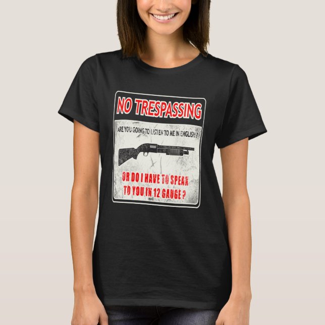 T-shirt Contrôle des armes non intrusion 2ème amendement L (Devant)