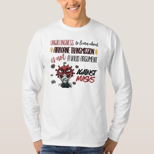 T-shirt Contrôle des infections aéroportées (Devant)