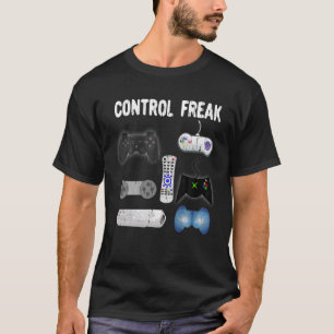 T-shirt Contrôle Freak Funny Humour Novelty Pour Les Joueu