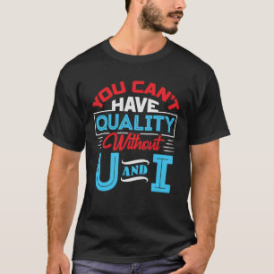 T-shirt Contrôle qualité Inspecteur Assurance U et I