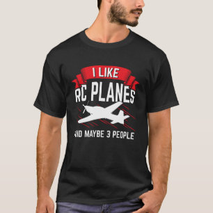 T-shirt Contrôle radio à distance du plan RC Cadeau cont