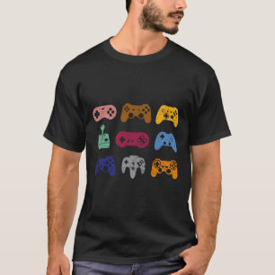 T-shirt Contrôle vidéo contrôleur console de jeu de contrô