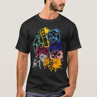 T-shirt Contrôler toutes les choses contrôleur de jeu vidé