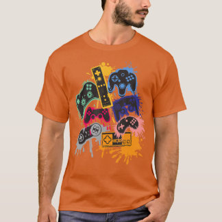 T-shirt Contrôler toutes les choses contrôleur de jeu vidé