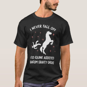 T-shirt Contrôles de gravité assistés par équin Cheval