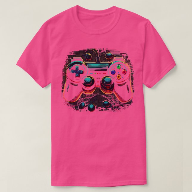 T-shirt Contrôleur de jeu Gamer (Design devant)