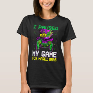 T-shirt Contrôleur de jeu vidéo Gamer Mardi Gras Carnival