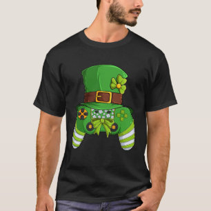 T-shirt Contrôleur de jeu vidéo Irish Gamer Boys Men St Pa