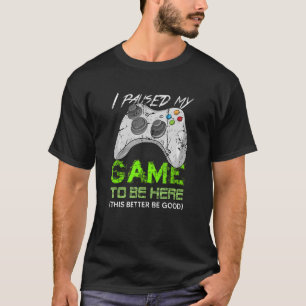 T-shirt Contrôleur De Jeux Vidéo J'Ai Suspendu Mon Jeu Pou