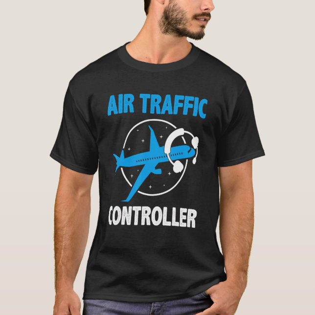 T-shirt Contrôleur de la circulation aérienne Expert en co (Devant)