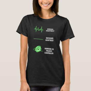 T-shirt Contrôleur financier Travailleur Emplois de financ