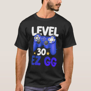 T-shirt Contrôleur homme niveau 30 EZ GG 30th Gamer Annive