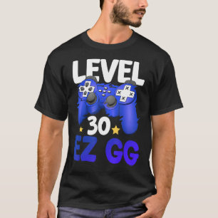 T-shirt Contrôleur homme niveau 30 EZ GG 30th Gamer Annive