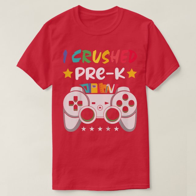 T-shirt Contrôleur Jeu Enfants Dernier Jour De L'École Gar (Design devant)