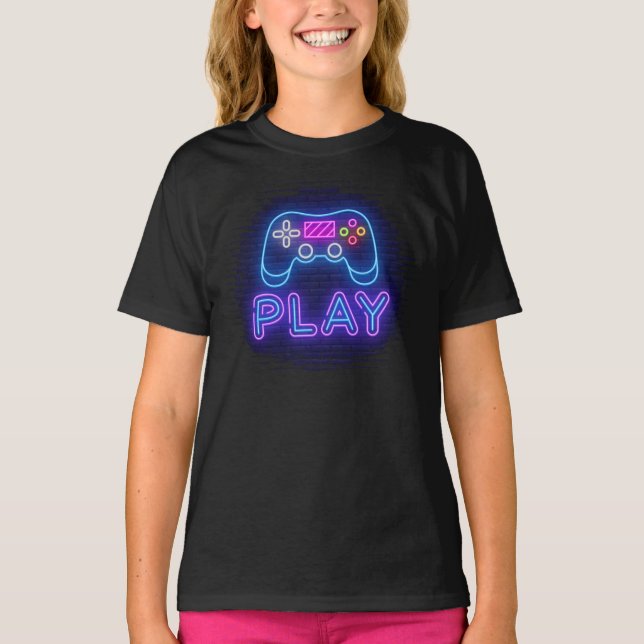 T-shirt Contrôleur Neon Gamers (Devant)