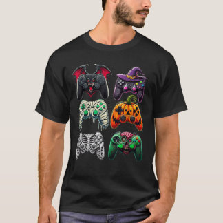T-shirt Contrôleurs de jeu vidéo sortez Zombie maman squel