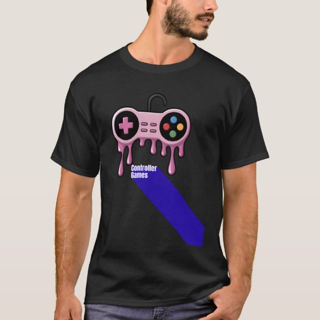 T-shirt Controller games friend (Devant)