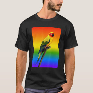 T-shirt Conure Soleil Oiseau Arc-en-ciel Ornithologue Dive