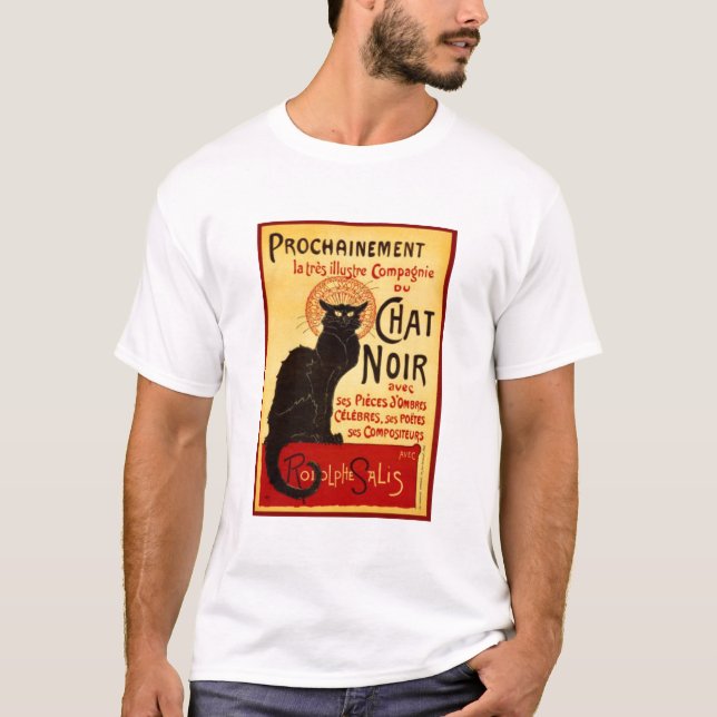 T-SHIRT CONVERSATION NOIR (Devant)