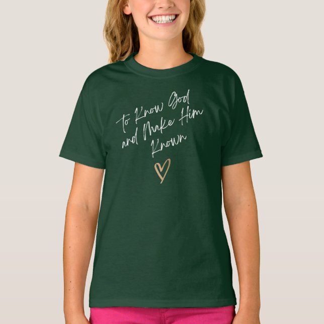 T-shirt Conversations Classiques Pour Connaître Dieu Et Lu (Devant)