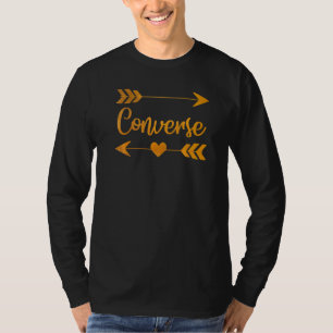 T-shirt Converse Tx Texas City Accueil Racines Usa Femmes