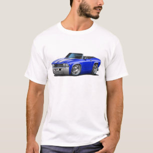 T-shirt Convertible 1969 Bleu-Blanc de Chevelle