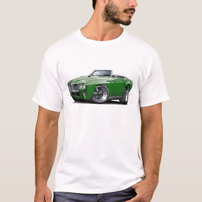 T-shirt Convertible 1969 vert-foncé de Firebird (Devant)