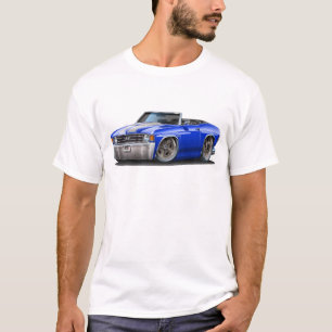 T-shirt Convertible 1971-72 Bleu-Blanc de Chevelle