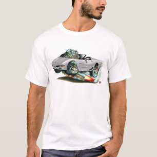T-shirt Convertible 1998-2004 argenté de Corvette