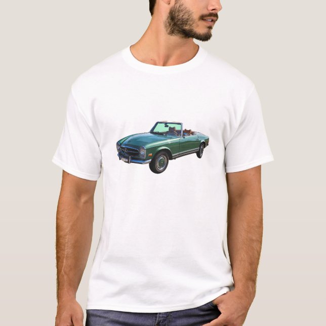 T-shirt Convertible du benz 280 SL de Mercedes (Devant)