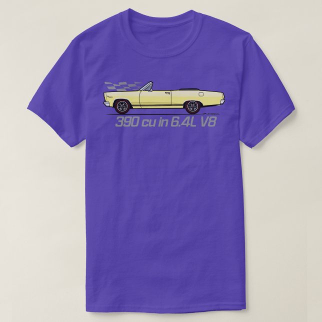 T-shirt convertible jaune (Design devant)