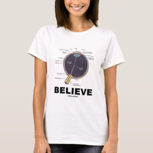 T-shirt Conviction oculaire (Humour anatomique)