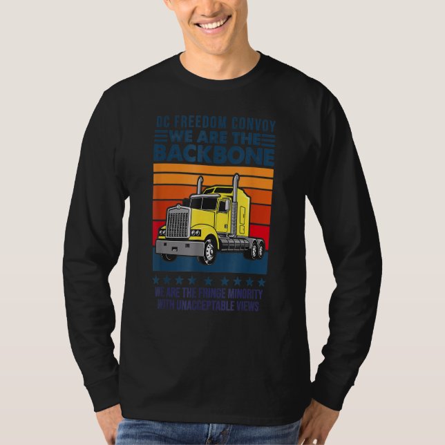 T-shirt Convoi De Liberté Dc Nous Sommes Les Truckers De B (Devant)