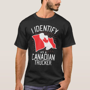 T-shirt Convoi Liberté 2022 Je M'Identifie Comme Camion Ca
