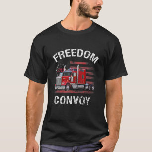 T-shirt Convoi Liberté à DC 2022 Truckers Retro Vintage