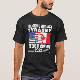 T-shirt Convoi pour la liberté Camion Drapeau américain ca
