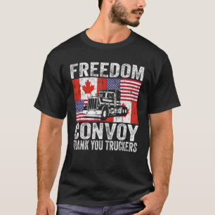 T-shirt Convoi pour la liberté de l'American Flag Canada