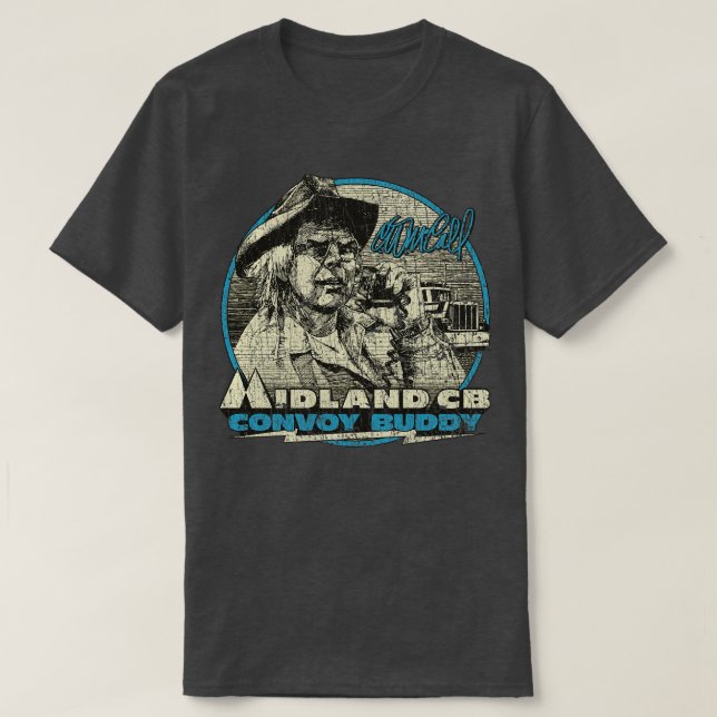 T-shirt Convoy Buddy CB Radio 1976 (Design devant)