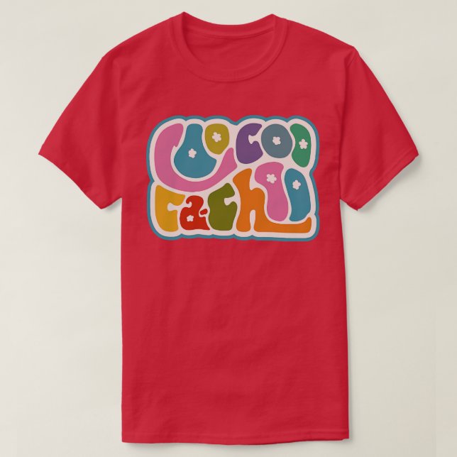 T-shirt Coo Coo CaChoo Word Art (Design devant)