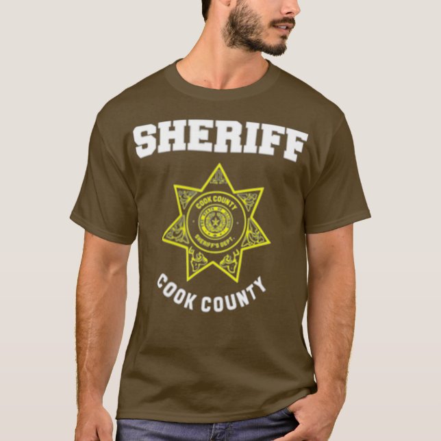 T-shirt Cook County Illinois Sheriff Deputés Police (Devant)