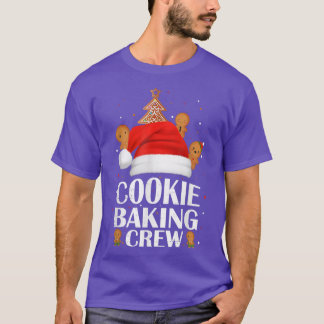 T-shirt Cookie Baking Crew Bakers Xmas Cookie Ec