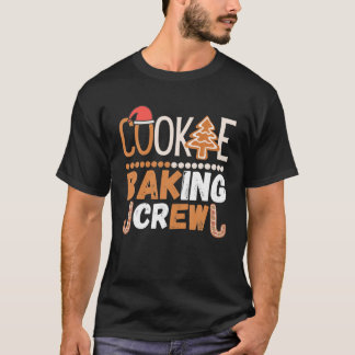 T-shirt Cookie Baking Crew Christmas Pajamas Famille