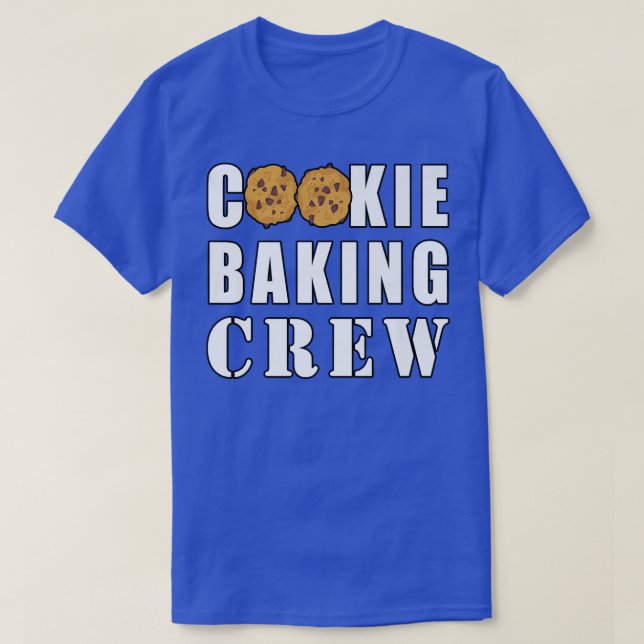 T-shirt Cookie Baking Crew Drôle (Design devant)