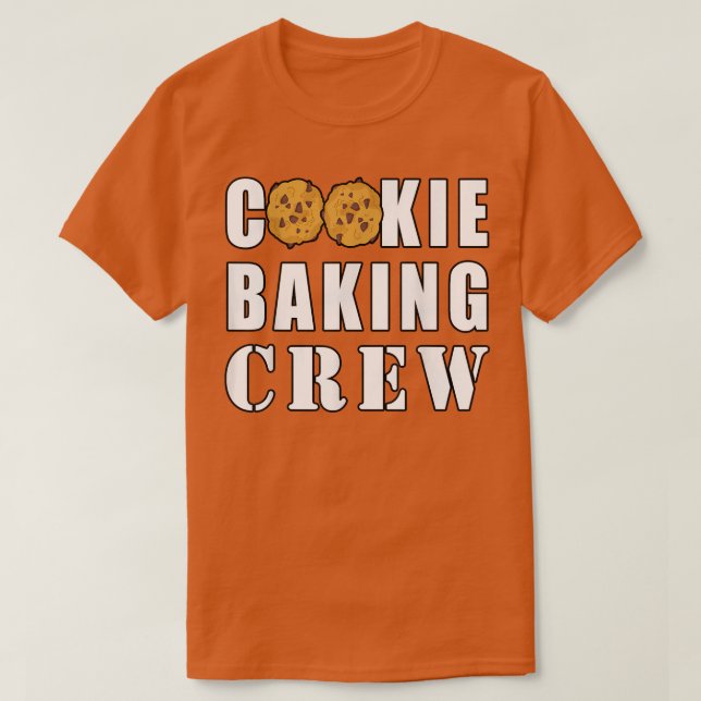 T-shirt Cookie Baking Crew Funny 988 (Design devant)