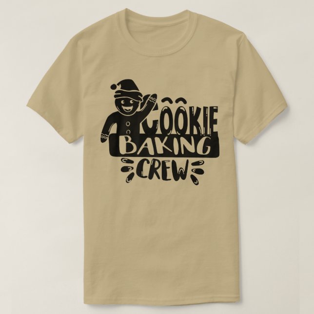 T-shirt Cookie Baking Crew Funny Family  (Design devant)