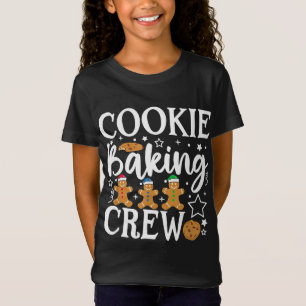 T-Shirt Cookie Baking Crew Funny Group Correspondance Noël