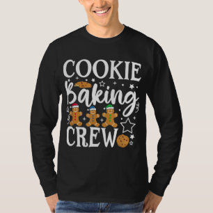 T-shirt Cookie Baking Crew Funny Group Correspondance Noël
